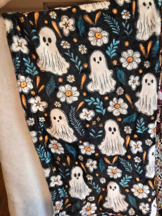 Ghost 30X40 Minky Blanket